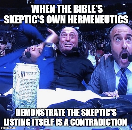 Skeptic self contradiction